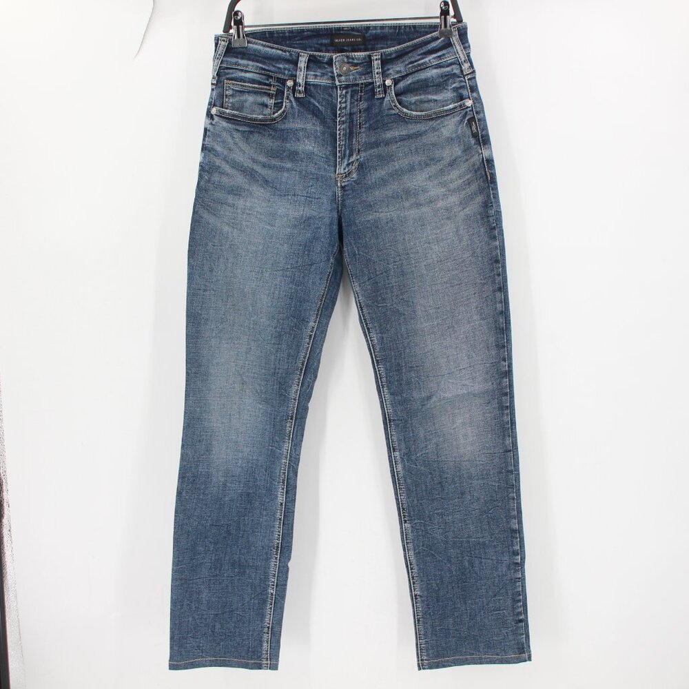 Silver Jeans Co Eddie jeans Men's 29 L30 cotton blend stretch mid rise medium